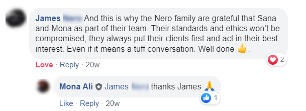 Facebook Group Nero Comment