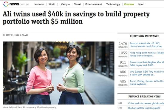 Ali twins used $40k in savings to build property portfolio worth $5 million