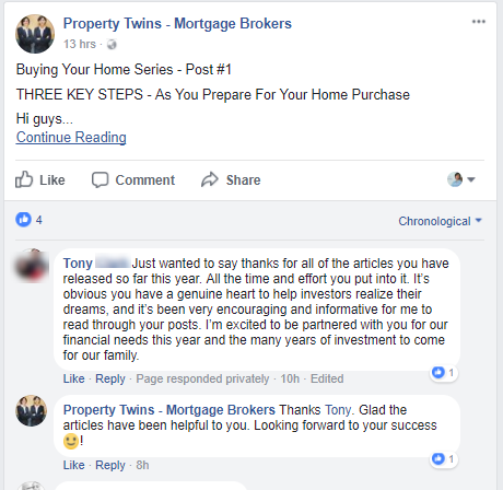 Property twins facebook page